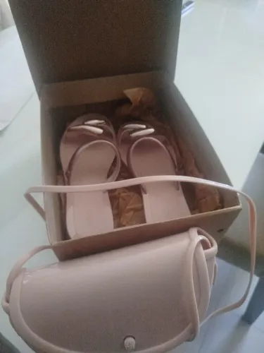 Bolsa melissa + rasteirinha 38