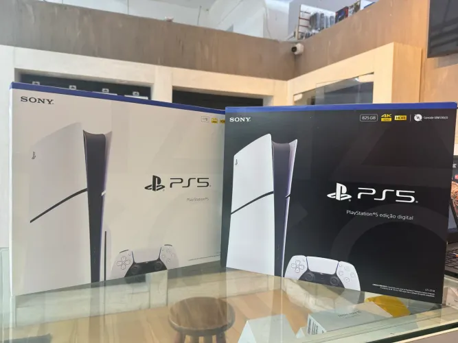 Playstation 5 slim all digital - com leitor - Loja Física