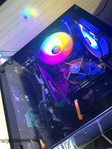 PC Gamer Completo Gabinete Aquário i5 16GB + Monitor AOC 180Hz (Aceito Cartão)
