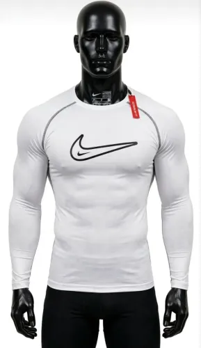 Camisa de compressão UV Branca