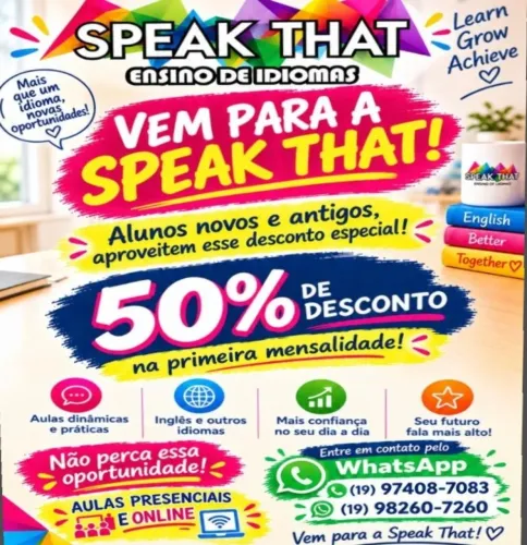 INGLÊS - Online ou Presencial