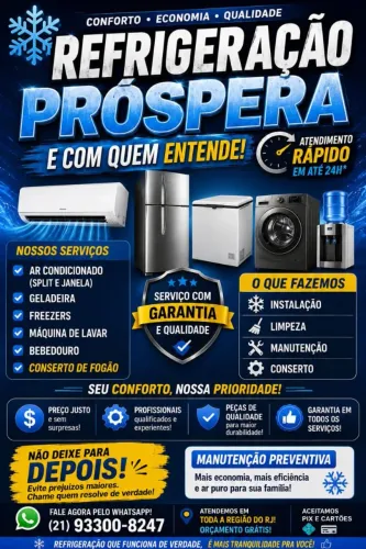 Refrigeração e eletricista em geral 