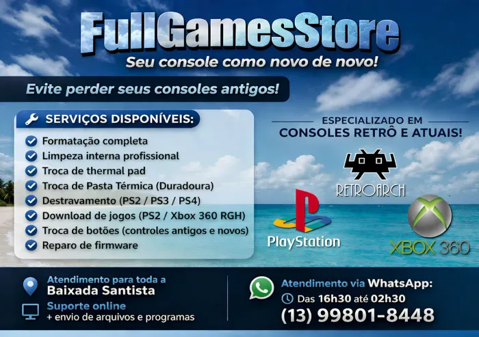 Manutenção e Reparo em Consoles antigos