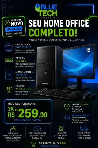 Pc COmpleto Novo