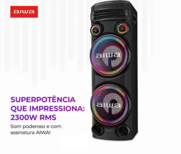Torre de Som AIWA T2W-02 2300W Lacrado