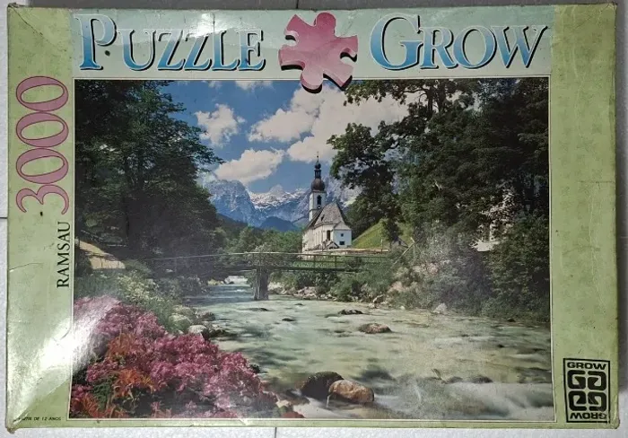 Quebra-cabeça Puzzle Grow 3000 Peças Ramsau / Usado- Código 00585 Raro