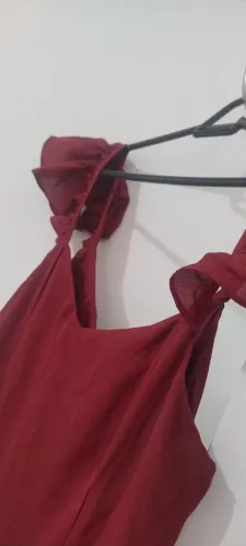 Vestido de madrinha (marsala)