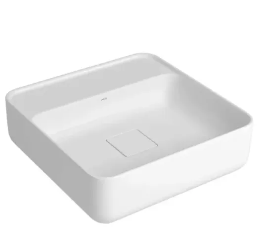 Cuba de Apoio Quadrada Deca 40x40cm Deca Branco Slim -