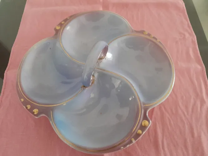 Prato retro, para salgadinhos ou docinhos