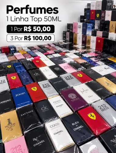 Perfumes IMPORTADOS 1 por 50$ ou 3 por 100$