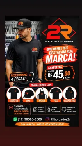 Uniformes profissionais e camisetas personalizadas para eventos