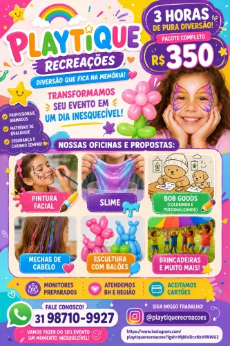 Recreação/ pintura/ brincadeiras/ oficinas