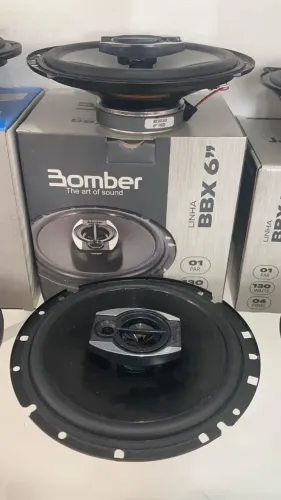 Par de Alto Falantes 6 polegadas Bomber