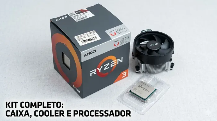 Processador AMD Ryzen 3 2200G com vídeo integrado