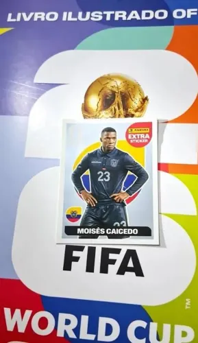 Extra sticker, Moisés Caicedo prata 