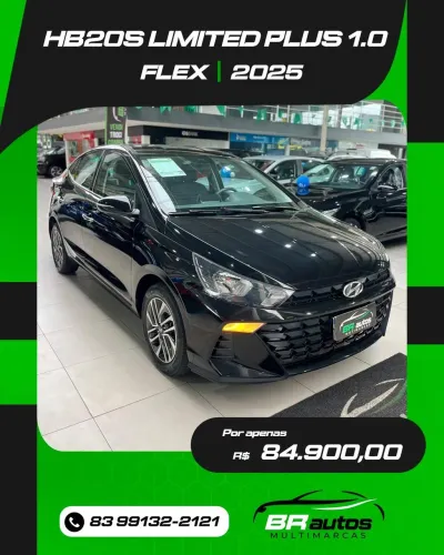 Hyundai HB20S Limited Plus 1.0 Flex 12V Mec. 2025