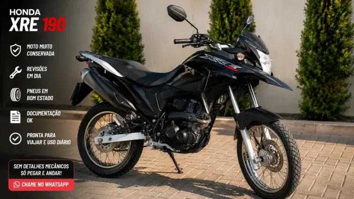 Moto XRE190 único dono 