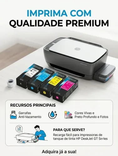 Tinta para impressora HP