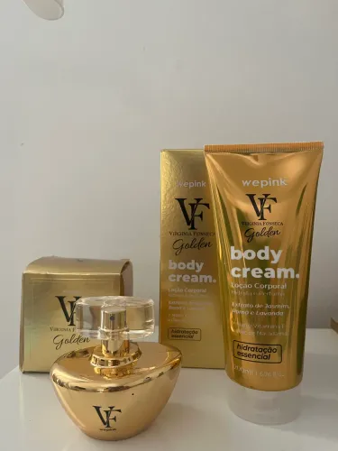 Kit perfume e hidratante VF Golden WePink