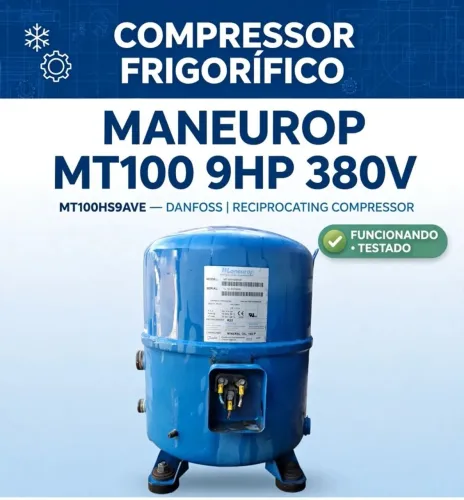 Compressor frigorífico MT100 9 HP 380v