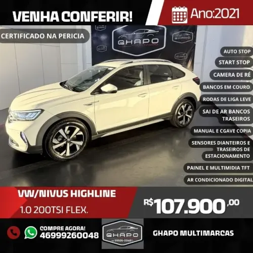 Volkswagen Nivus Highline 1.0 200 TSI Flex AUT 2021