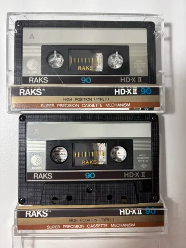Fita cassete Raks HD-X II cromo 90 2un
