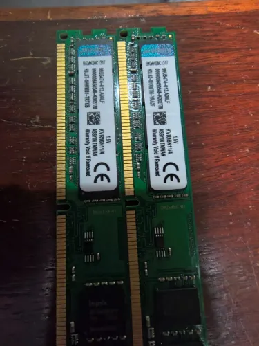 Kit 2 - Memória Ddr3 4gb Kingston - Kvr16n11/4 (Usado)