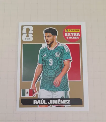 Figurinha da World Cup 2026 Panini LEGEND OURO do Raúl Jiménez (MÉXICO)
