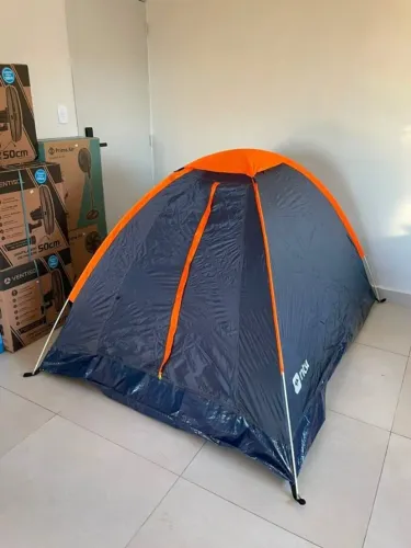Barraca de Camping Nautika Panda Iglu 3 Pessoas Azul Nova Faço entrega