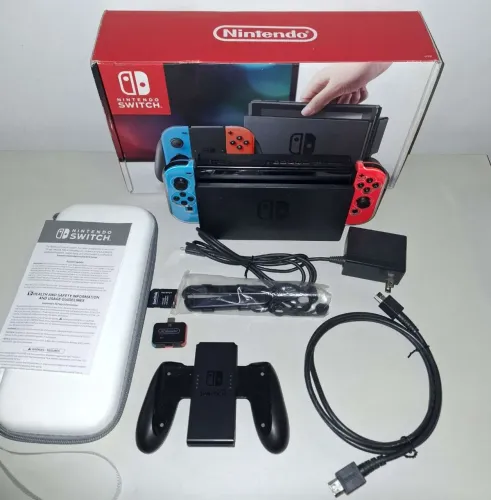 Nintendo Switch V1 32Gb Caixa Serial Desbloqueio