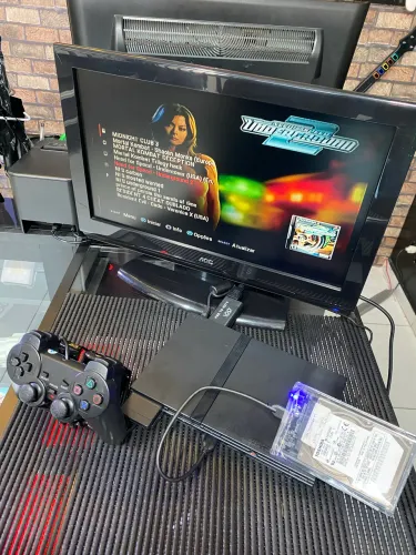 PlayStation 2 com + de 50 jogos + hd 160 Gb