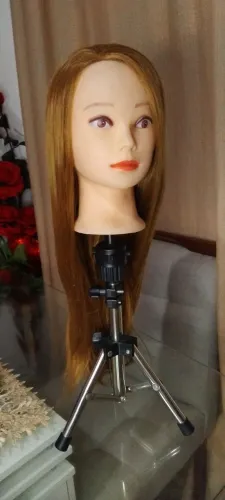 Cabeça de treino com tripe profissional