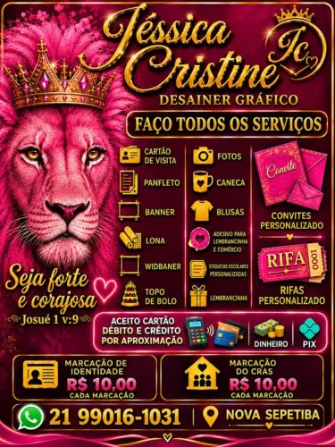 Jéssica Cristine desainer gráfico Jc