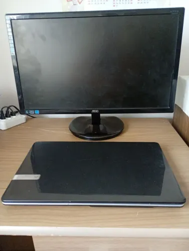 Notebook 15'6 e Monitor 23' com defeito (anúncio para tecnicos) p/ troca simples