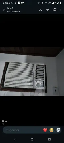 Ar condicionado midea Sprinter usado Janela 12000 BTUs. Não entrego
