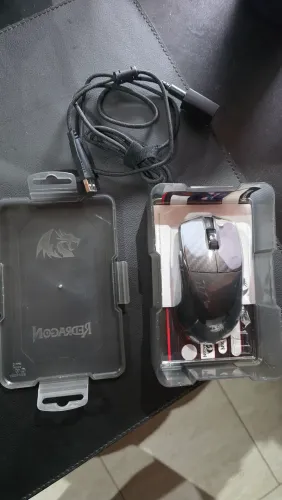 Mouse Gamer Redragon King 4k. Novíssimo. So desvalorizou porque saiu da loja.