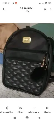 Bolsa mochila nova