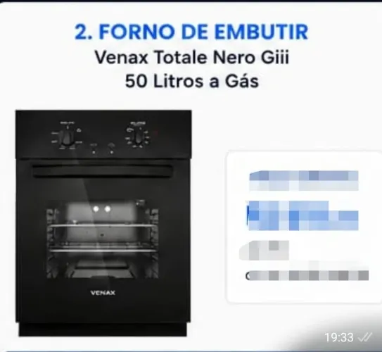 Forno novo