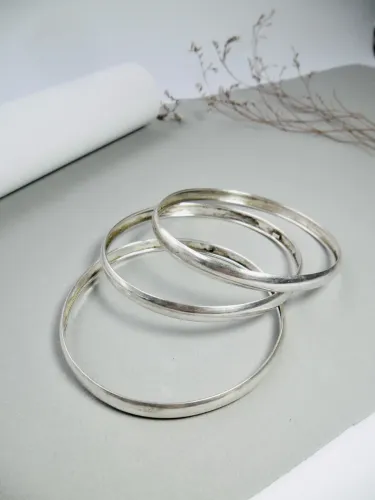 Pulseiras Prata 925 Trio de Luz 