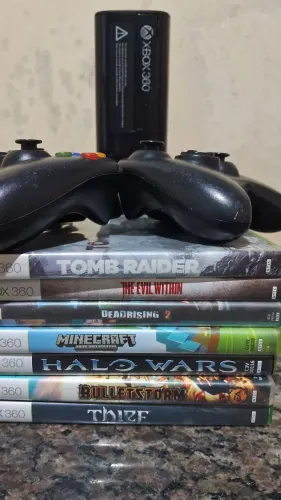 XBOX 360 + Kit Jogos Originais