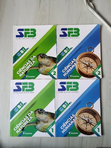 Livros kit sistema SFB de Ensino