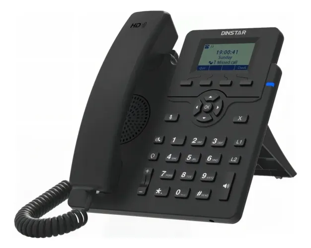 Telefone IP Empresarial Dinstar C60LP