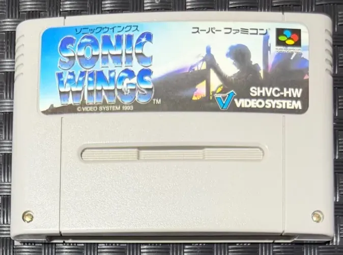 Sonic Wings Original SNES SFC Super Famicom