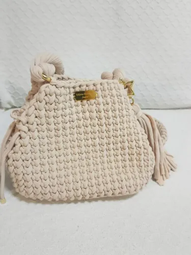 Bolsa nova de crochê