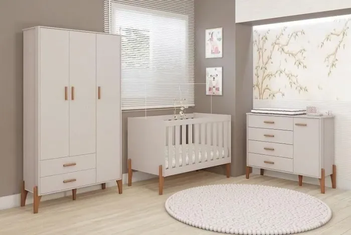 Quarto infantil/bebê completo 100% MDF