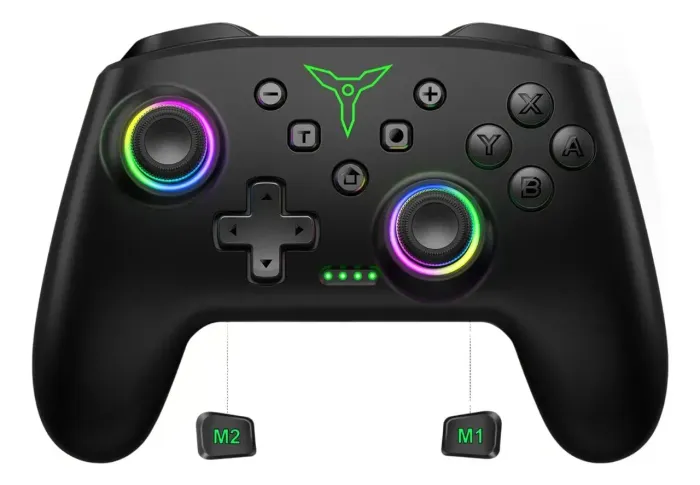 Controle sem fio RGB compatível com Switch/OLED/Windows/iOS/Android