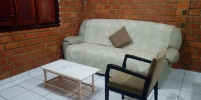 vendo sofá de lona , grande reclinável 