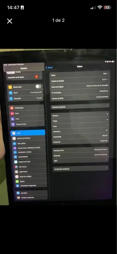 Ipad pro 2 geração 258gb