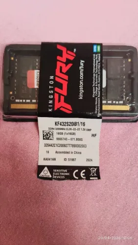 Memória ram Notebook