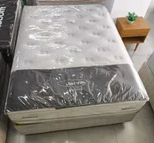 Conjunto Box Casal Queen 1,58x1,98x33cm - (Entregamos)!!